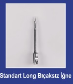 [TABANCA.037] ERKAN STD UZUN BIÇAKSIZ METAL DİP (4 cm)İĞNE